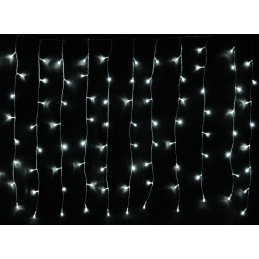 Linder Exclusiv Vianočný svetelný dážď 160 LED Studená biela