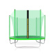 Aga SPORT FIT Trampolína 180 cm Light Green + vnútorná ochranná sieť