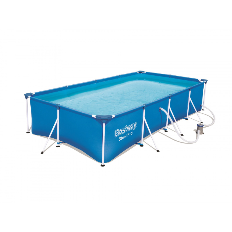 Bestway Steel Pro 4,00 x 2,11 x 0,81 m 56424 + Kartušová filtrácia