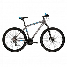 KROSS Pánsky horský bicykel HEXAGON 3.0 27,5" Sivý 6SAF046 - II. AKOSŤ