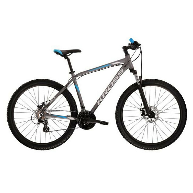 KROSS Pánsky horský bicykel HEXAGON 3.0 27,5" Sivý 6SAF046 - II. AKOSŤ