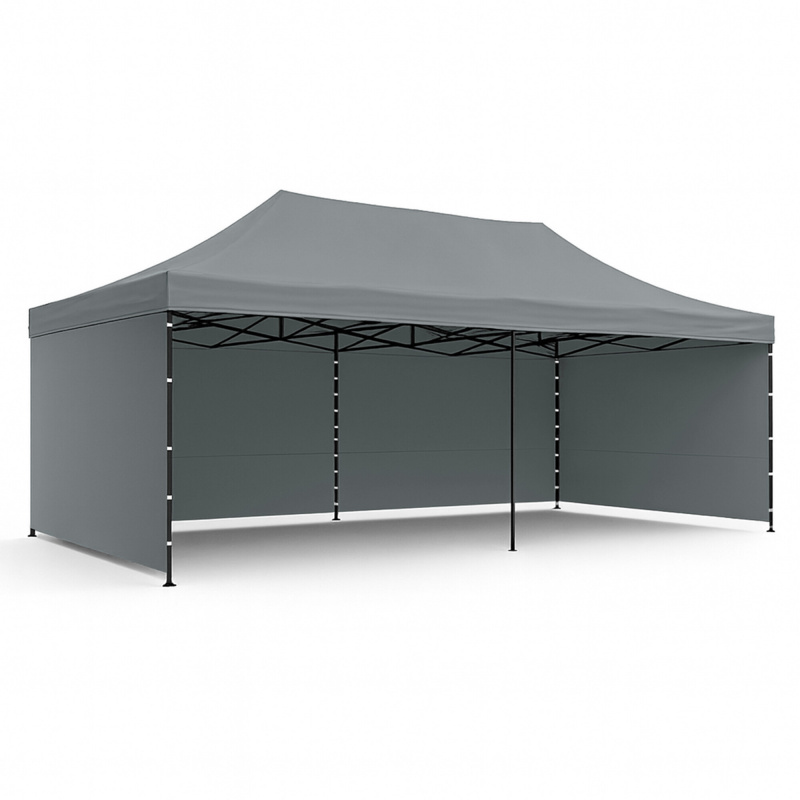 Aga Nožnicový stánok PARTY 3x6m Sivý
