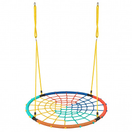 Aga Závesný hojdačkový kruh 120 cm Štvorfarebný Aga Závesný hojdačkový kruh 120 cm Štvorfarebný