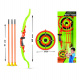 Sada lukostrelca s terčom a šípmi