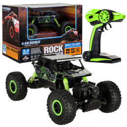 Aga RC auto Rock Crawler HB 2.4GHz 1:18 zelené 2DZ036 - II. KVALITA
