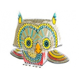 MONUMI 3D Omaľovánky Sova 3+