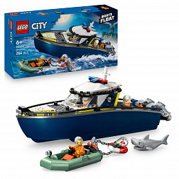 LEGO® City 60456 Naháňačka v policajnej lodi