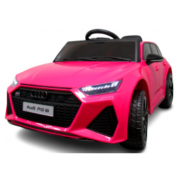 AUDI RS6 GT RED Auto na batérie EVA Kožené diaľkové ovládanie