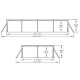 Bestway Steel Pro 4,00 x 2,11 x 0,81 m 56424 + Kartušová filtrácia