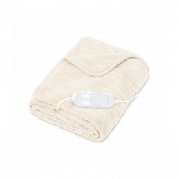 Tresko Elektrická vyhrievaná deka 160x120cm Krémová