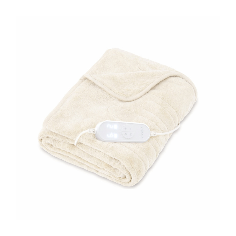 Tresko Elektrická vyhrievaná deka 160x120cm Krémová