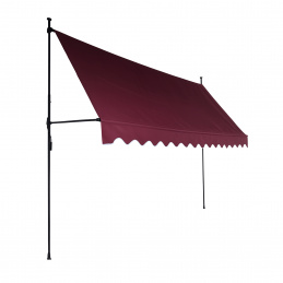 Aga Teleskopická markíza 300x120 cm Vínová
