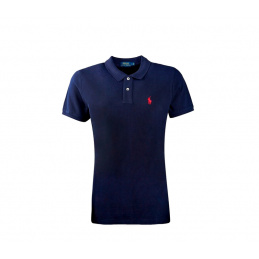 Ralph Lauren SKINNY-FIT Newport Navy Malý Pony Červený