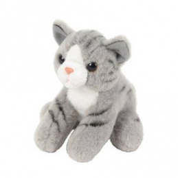 Plyšová sediaca mačka 13cm 13733