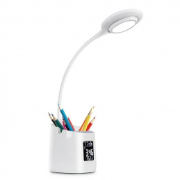 K711O LAMPKA BIURKOWA ORGANIZER  ZEGAR    TEMPERATURA