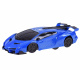 Nástenné autíčko na diaľkové ovládanie RC0491 - Modré