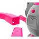 detský trojkolový bicykel Elephant Pink + zvuky + strieška + zábrana + opierka nôh + rukoväť + lyžiny + úložný priestor