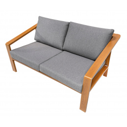 Hliníkový záhradný nábytok Dve pohovky + kreslo + stôl