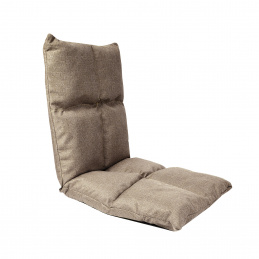 Aga Polohovacie kreslo na podlahu 36x48x48 cm Hnedé