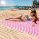 Aga Plážová pikniková deka 200x200cm Ružová