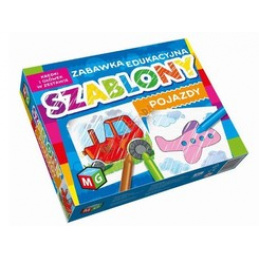 Šablóny zvierat a vozidiel so sadou pasteliek KS0013