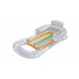 BESTWAY 43028 Nafukovacia stolička s matracom šedá