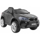 BMW X6M Elektrické detské auto čierne + diaľkové ovládanie + EVA + pomalý štart + audio panel + LED dióda