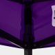 Aga Predajný stánok bez bočníc 3×3 m Fialový