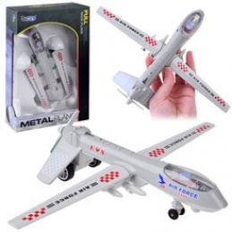 Kovový DRON vojenský bojový zvuk ZA4327 SZ