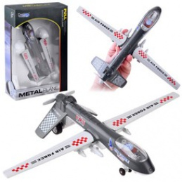 Kovový DRON vojenský bojový zvuk ZA4327 CY