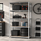 Linder Exclusiv Kovový regál 180x90x40 cm 5 políc