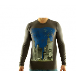 CALVIN KLEIN Tričko cmp84q Sivé