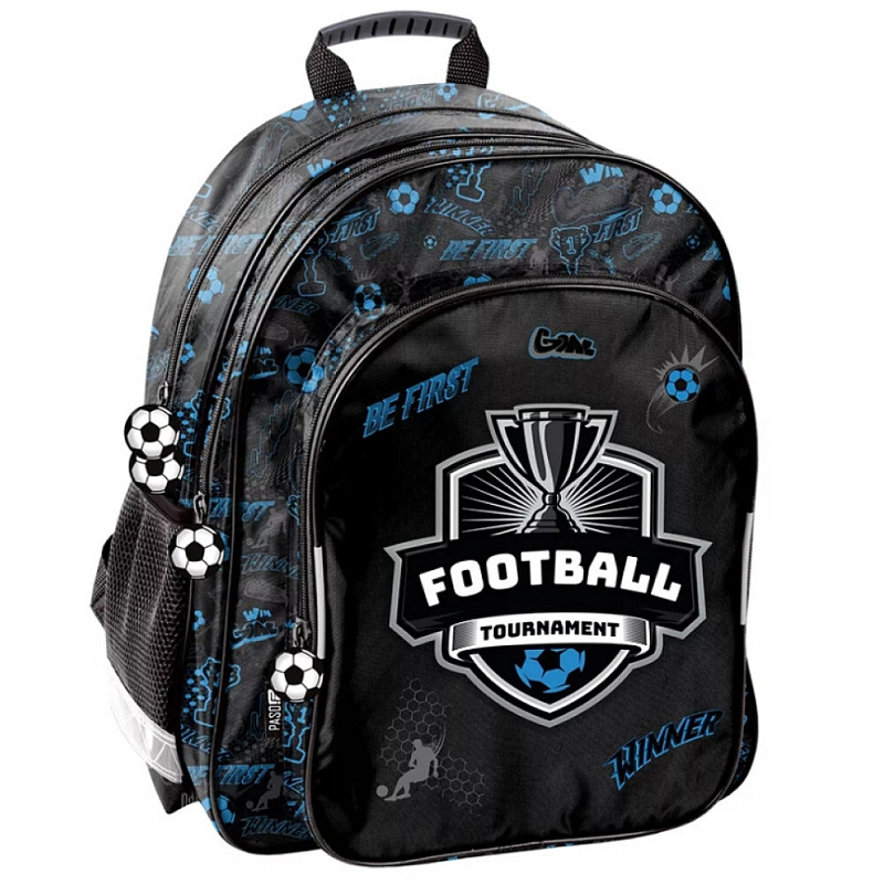 Paso Školský batoh trojkomorový Football