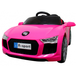 Cabrio B4 RUŽOVÉ Vozidlo na batériu, autíčko pre deti, diaľkové ovládanie, kožené sedadlo - vrátené autíčko