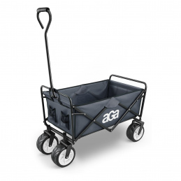 Aga Skladací prepravný vozík MR4620 Sivý