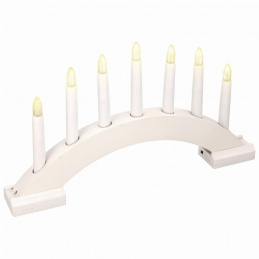 Vianočný svietnik 7 LED - časovač Vianočný svietnik 7 LED - časovač