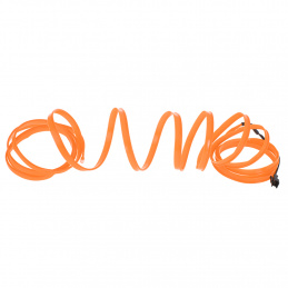 LED ambientné osvetlenie pre auto / auto USB / 12V páska 3m oranžová