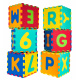36 Puzzle podložka pre deti 10m+ Odnímateľné čísla písmená + EVA pena + skladacie figúrky