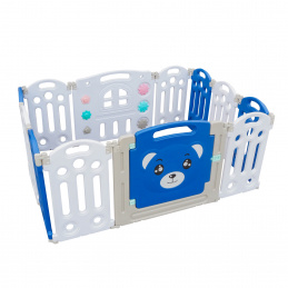 Aga4Kids Detská plastová ohrádka 120x180x64 cm Modrá Aga4Kids Detská plastová ohrádka 120x180x64 cm Modrá