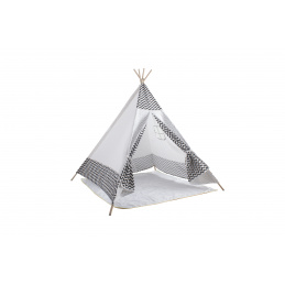 Aga4Kids Detské Teepee ZigZag Biely