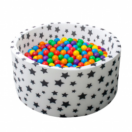 Aga Suchý bazén 90x40 cm s loptičkami