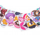 Aga Magnetické puzzle obliekanie bábiky 51 dielikov Ružová