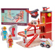 Aga Detská drevená garáž GANAO - Hasičský zbor