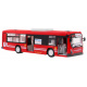 Mestský autobus pre deti 6+ Diaľkovo ovládaný červený 1:20 Pohyblivé časti + zvuky Svetlá