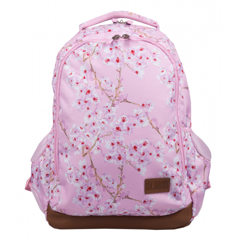 St.RIGHT Školský batoh dvojkomorový Flowers