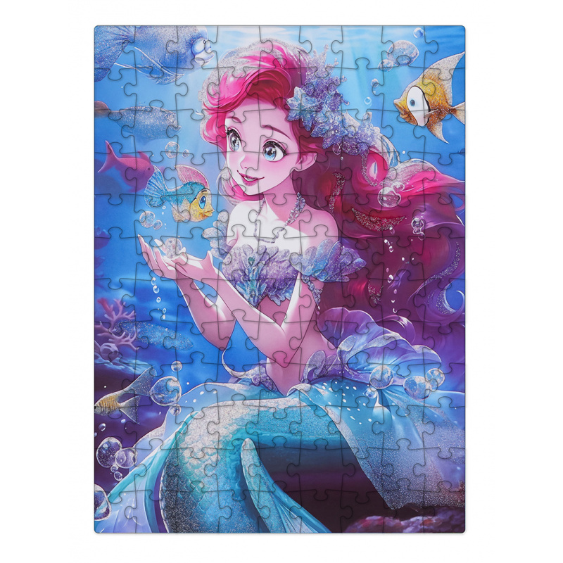 Sada Puzzle 100 ks. Morská panna
