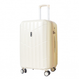 Aga Travel Cestovný kufor 77x48x30 cm Béžový 2CZ042 - II. KVALITA