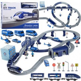 Železničná dráha Polícia 92 dielov ZA4436