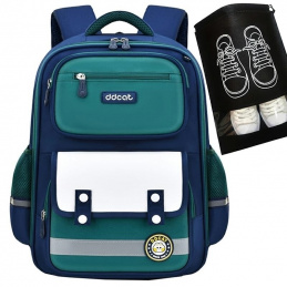 K402A PLECAK SZKOLNY TORNISTER ORGANIZER  + WOREK NA BUTY