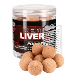 Starbaits Plávajúce Boilies Red Liver 80 g 14 mm